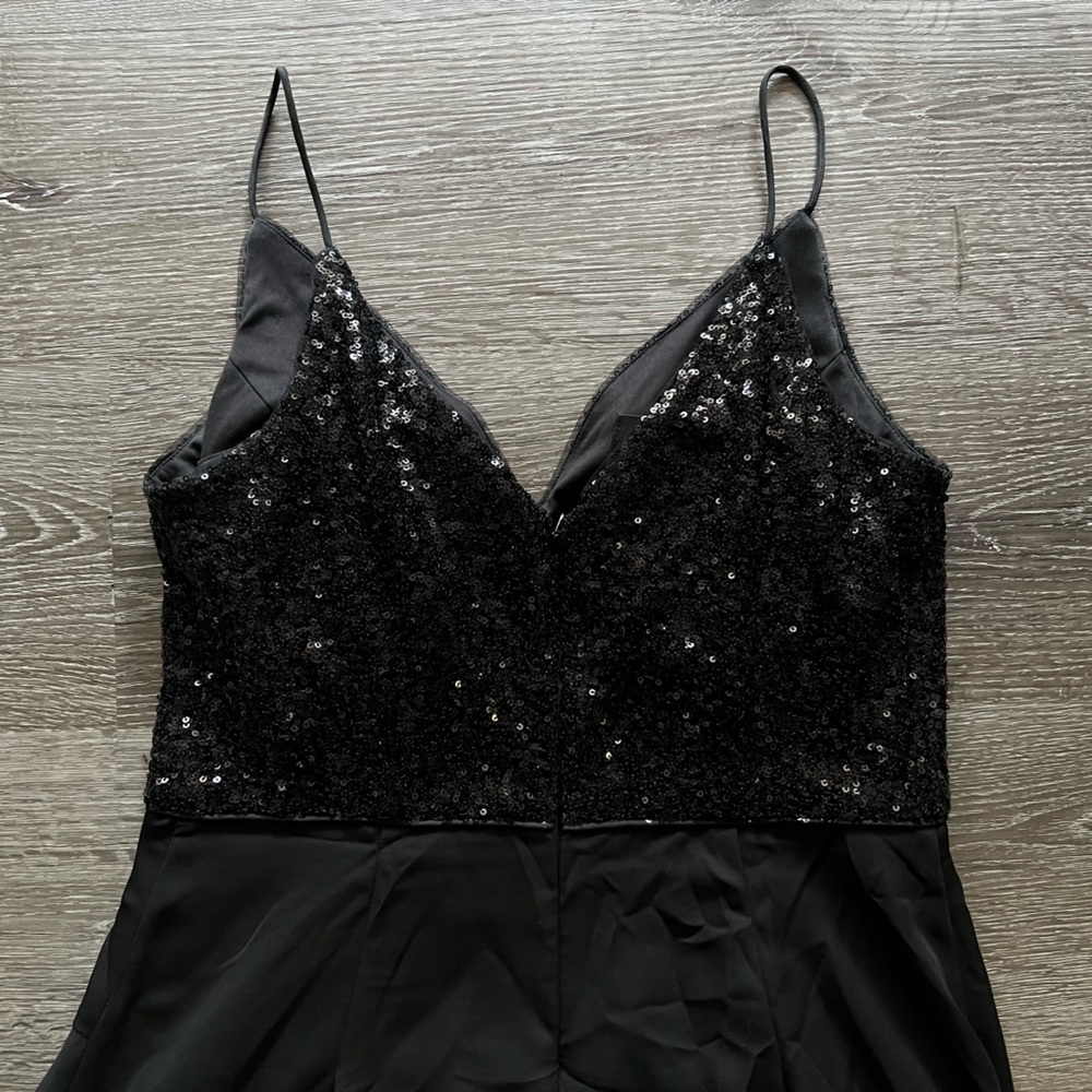 Calvin Klein Black Sequenced Gown - image 3